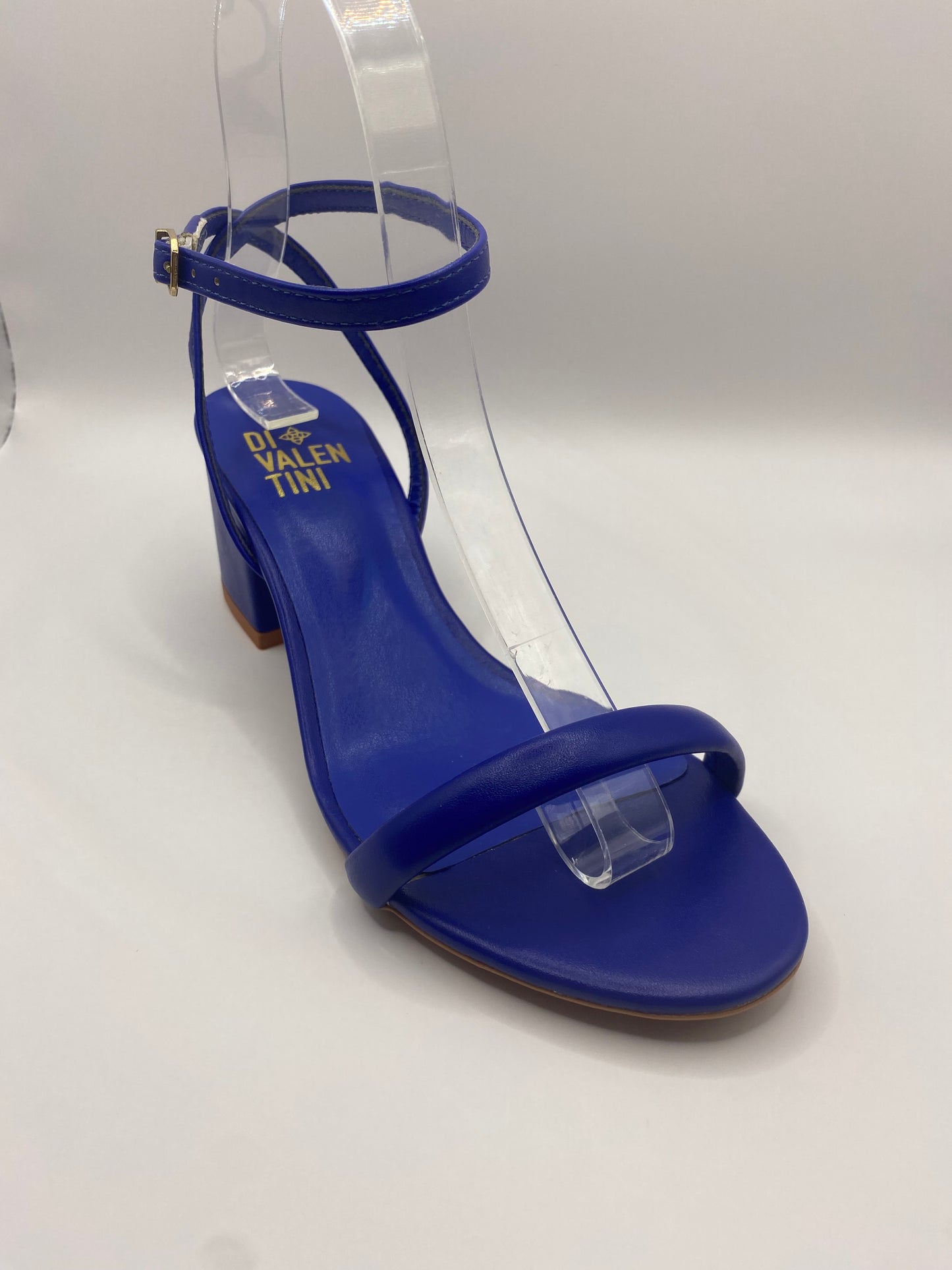 Brazilian Blue Sandals block heels