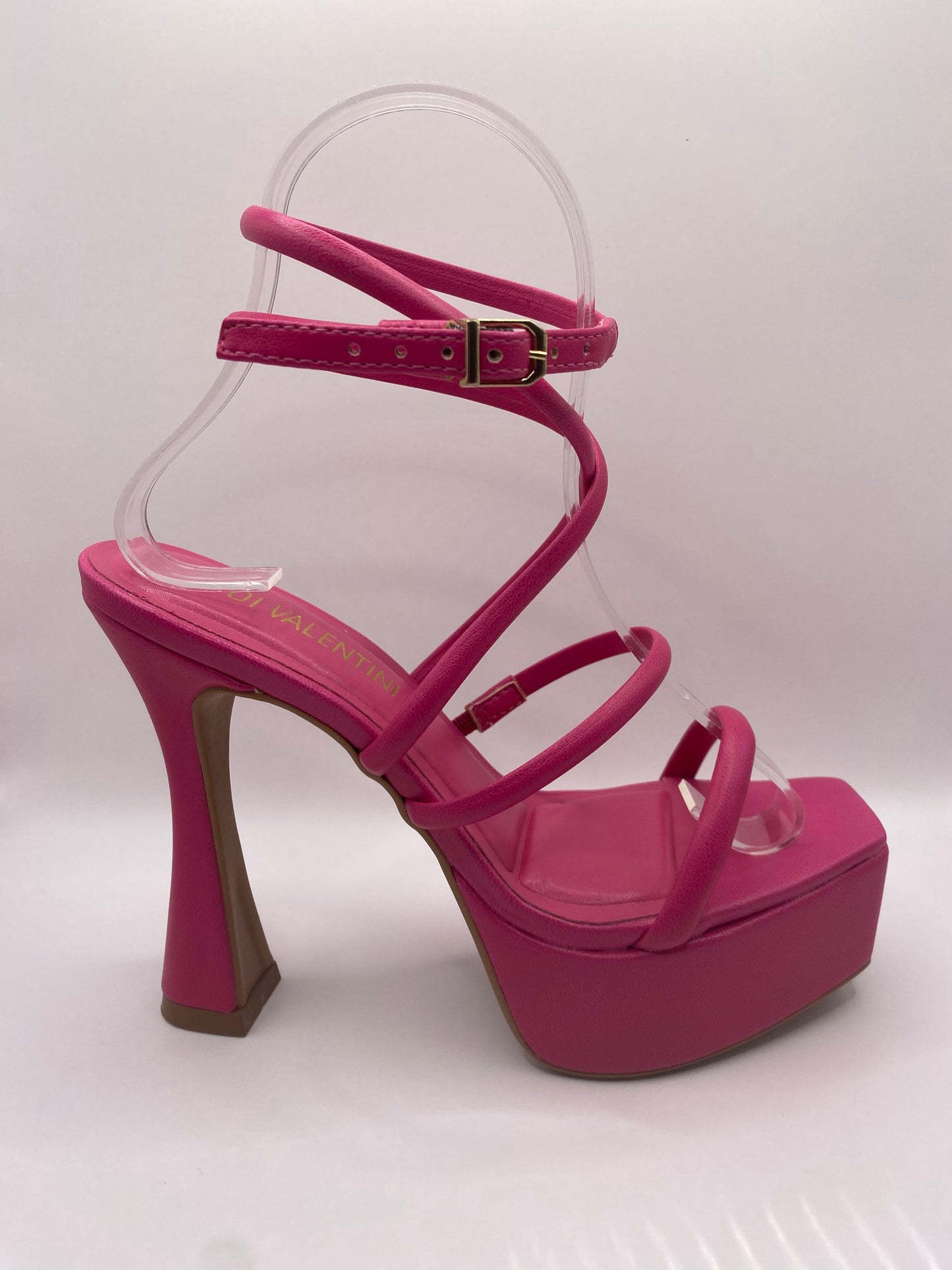 Strappy Platform Sandals Pink