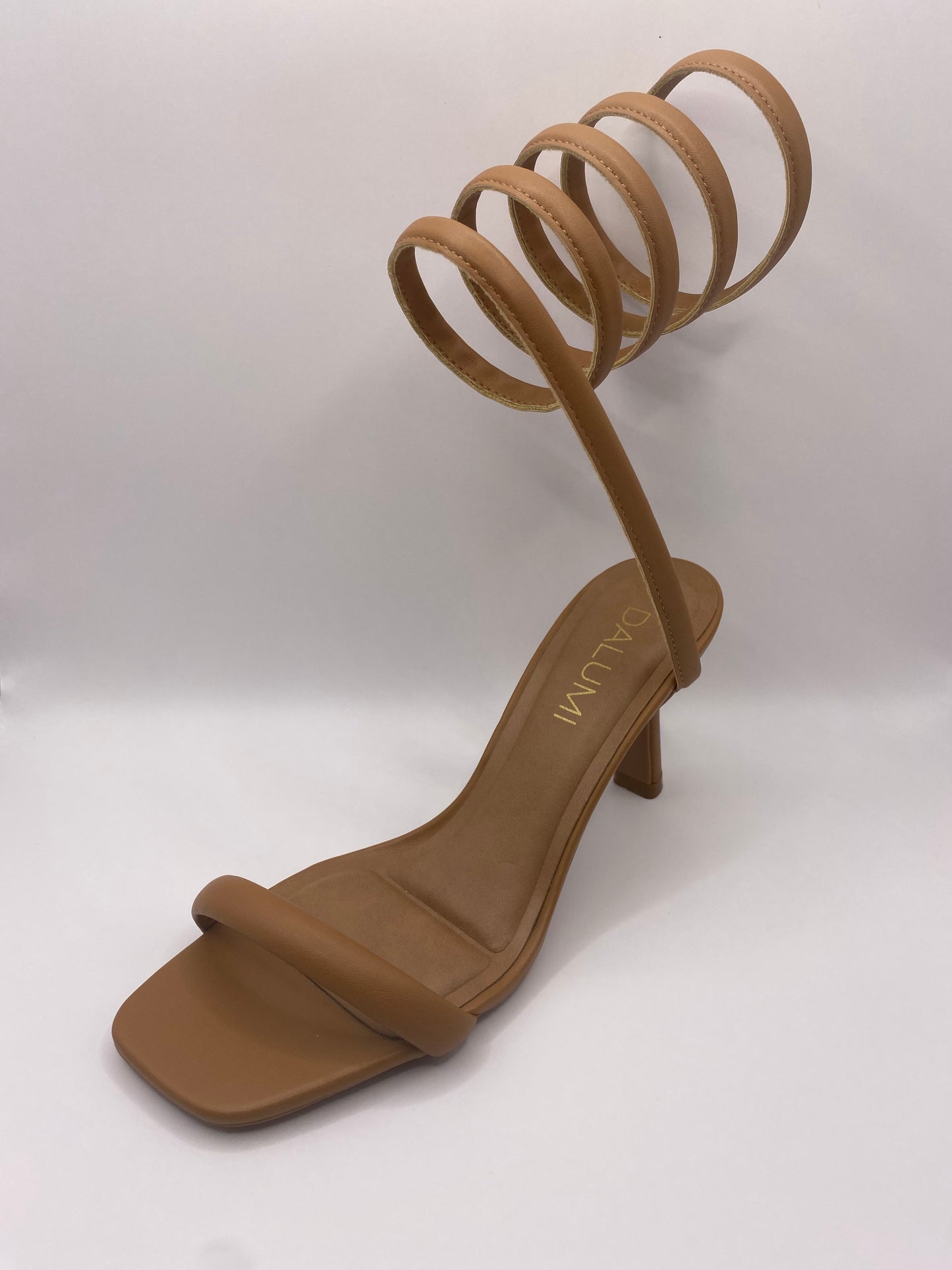 Stiletto Sandals Coiled Ankle 2in heels *others colors available*