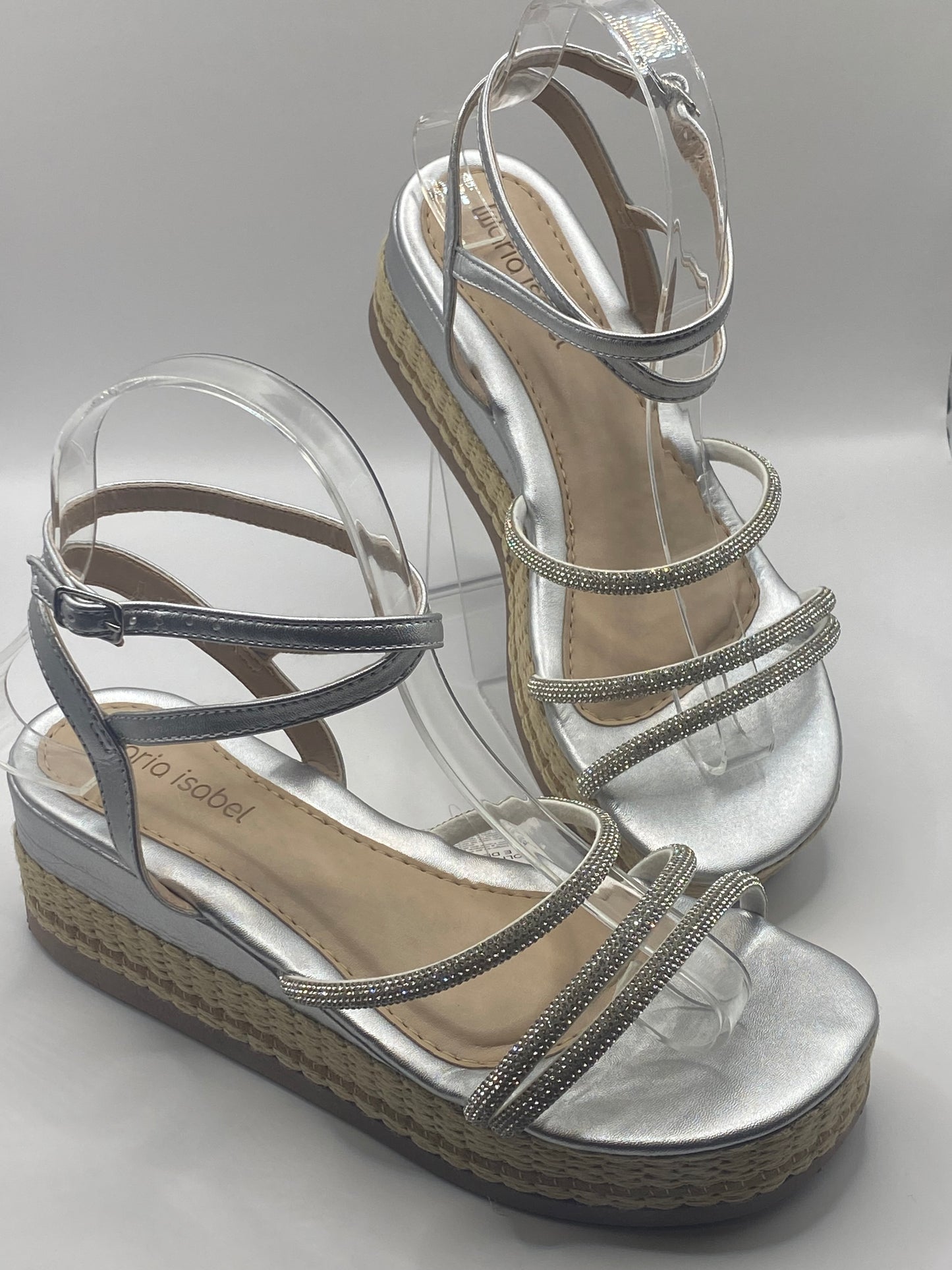 Wedge Sandals Silver