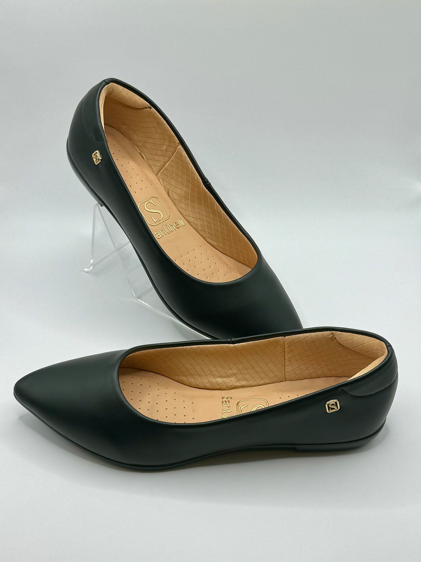 Flat Black Shoes Women