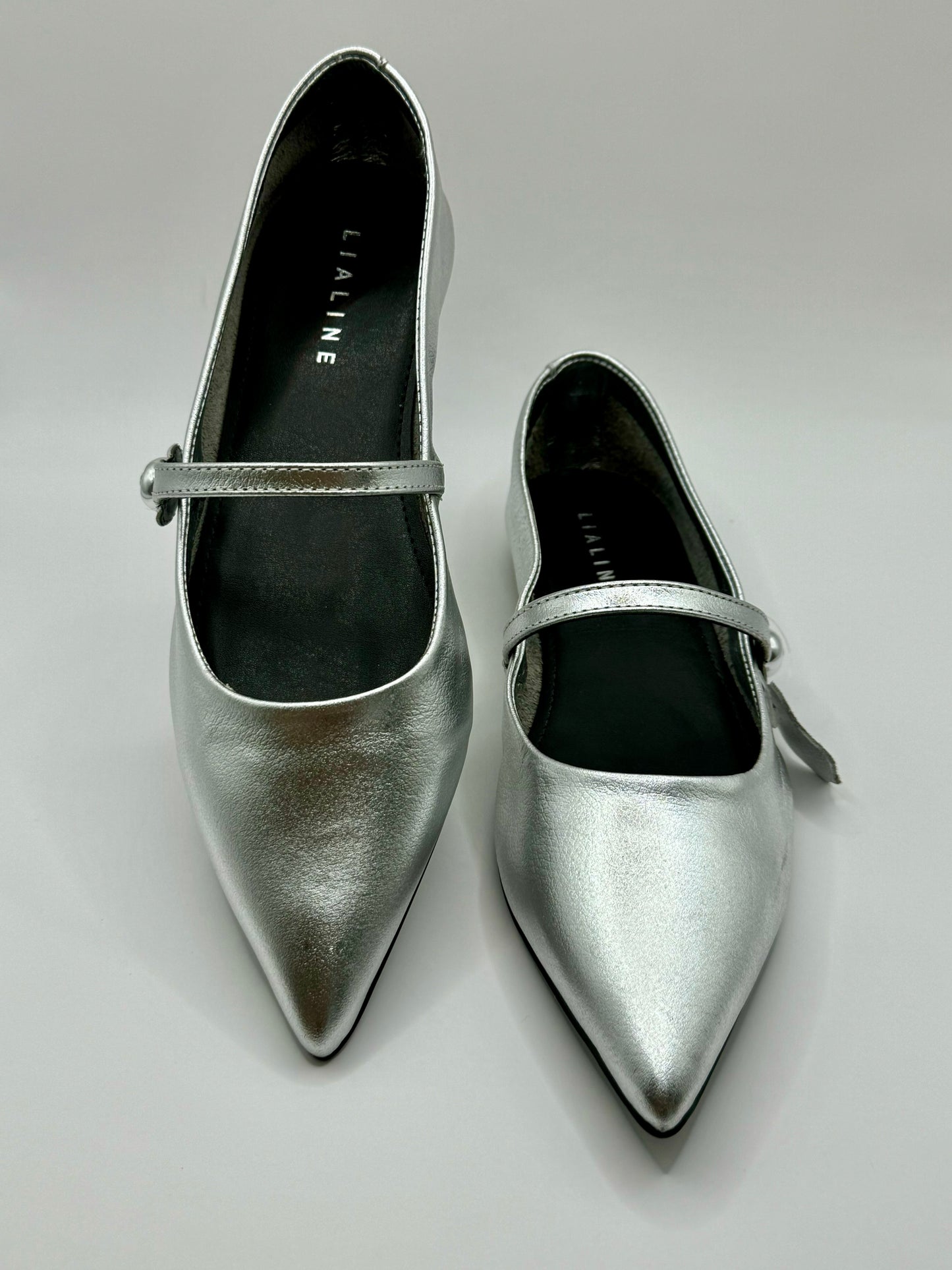 Flat Silver Shoes Women