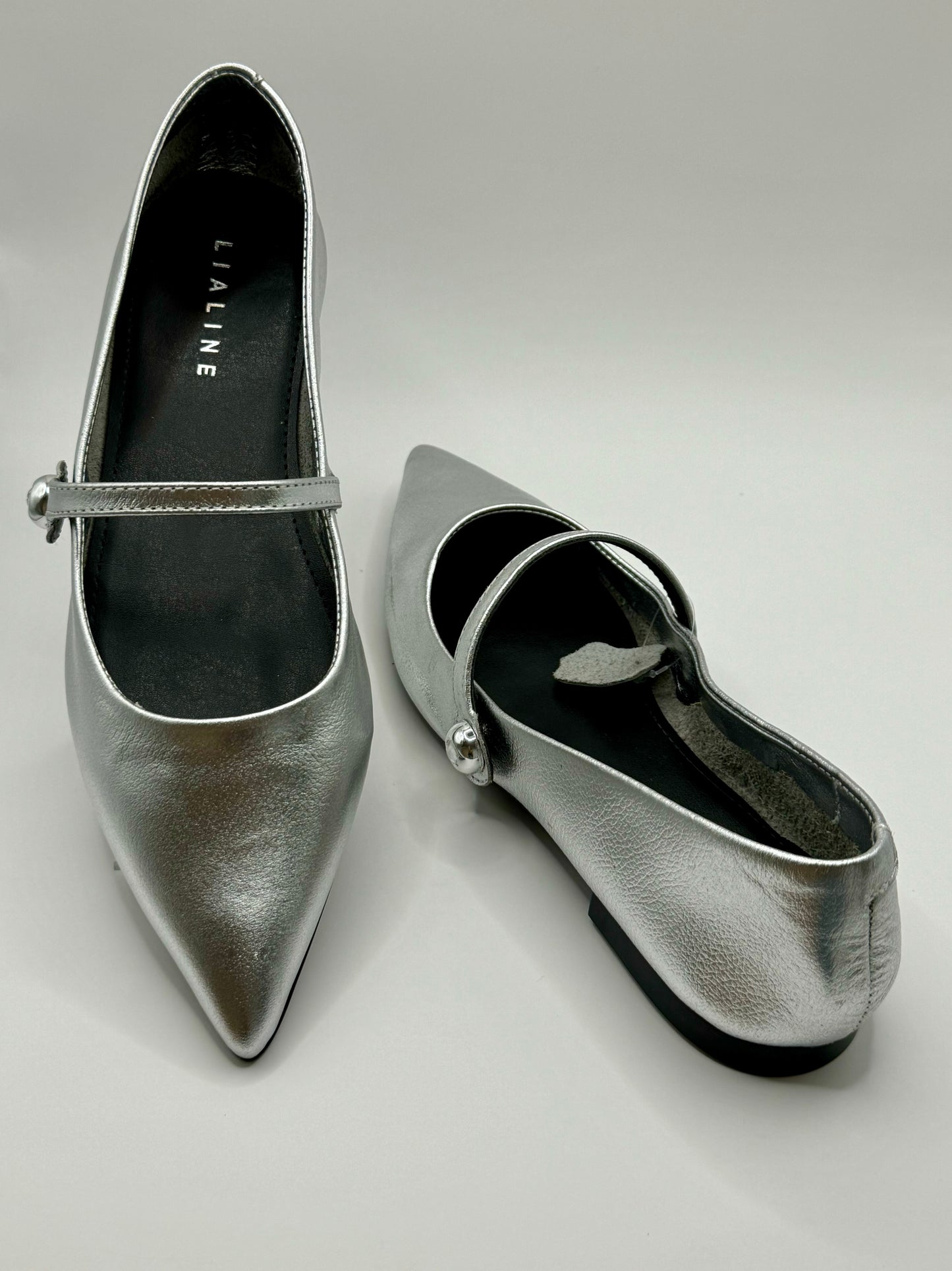 Flat Silver Shoes Women